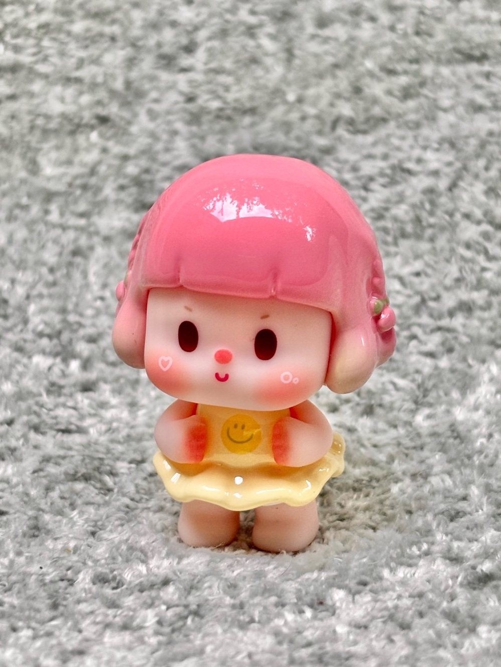 BUER special Childhood series blind bag mini bean figure | Buer vinyl pink bean